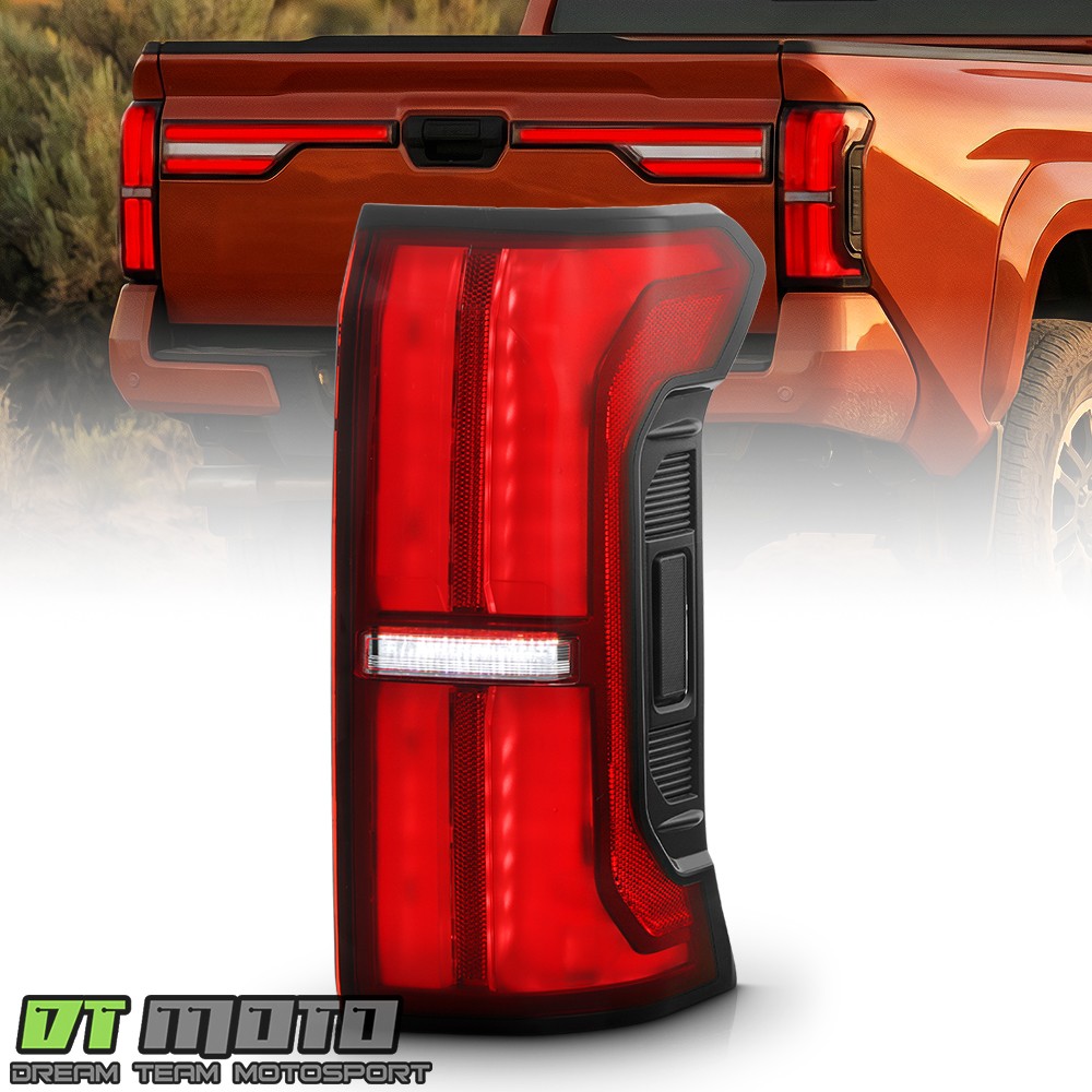 For 2024-2026 Toyota Tacoma w/Tailgate Button Full LED Tail Light Passenger Side