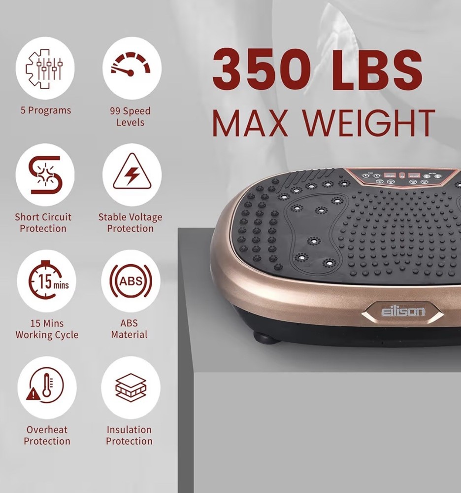 EILISON FitMaxx 3D XL Vibration Plate Exercise Machine