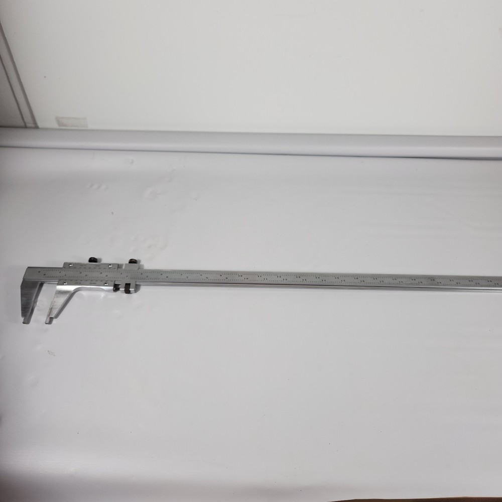 Starrett No. 123 Vernier Caliper 26" Long Hardened & Stabilized Master Bar