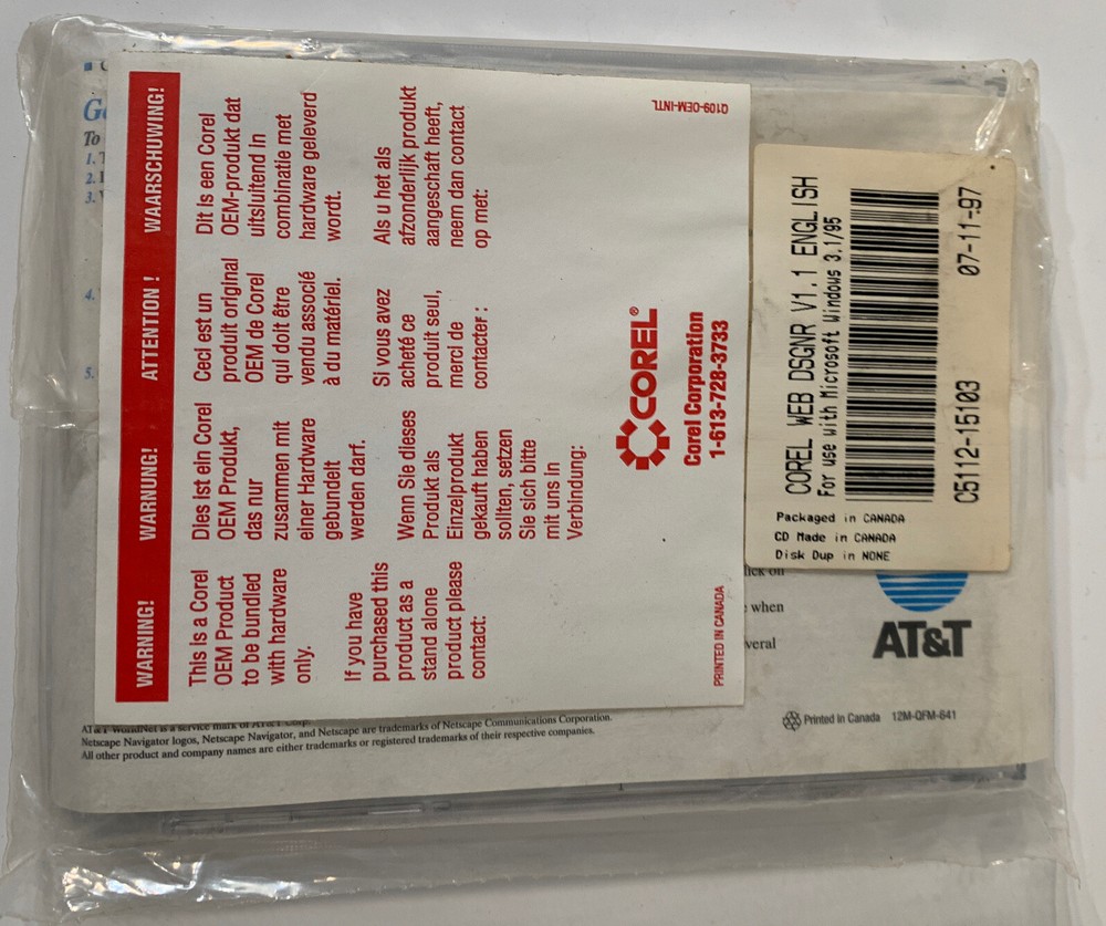 Corel Web.Designer - Powerful Web Page Publishing (PC, 1996)