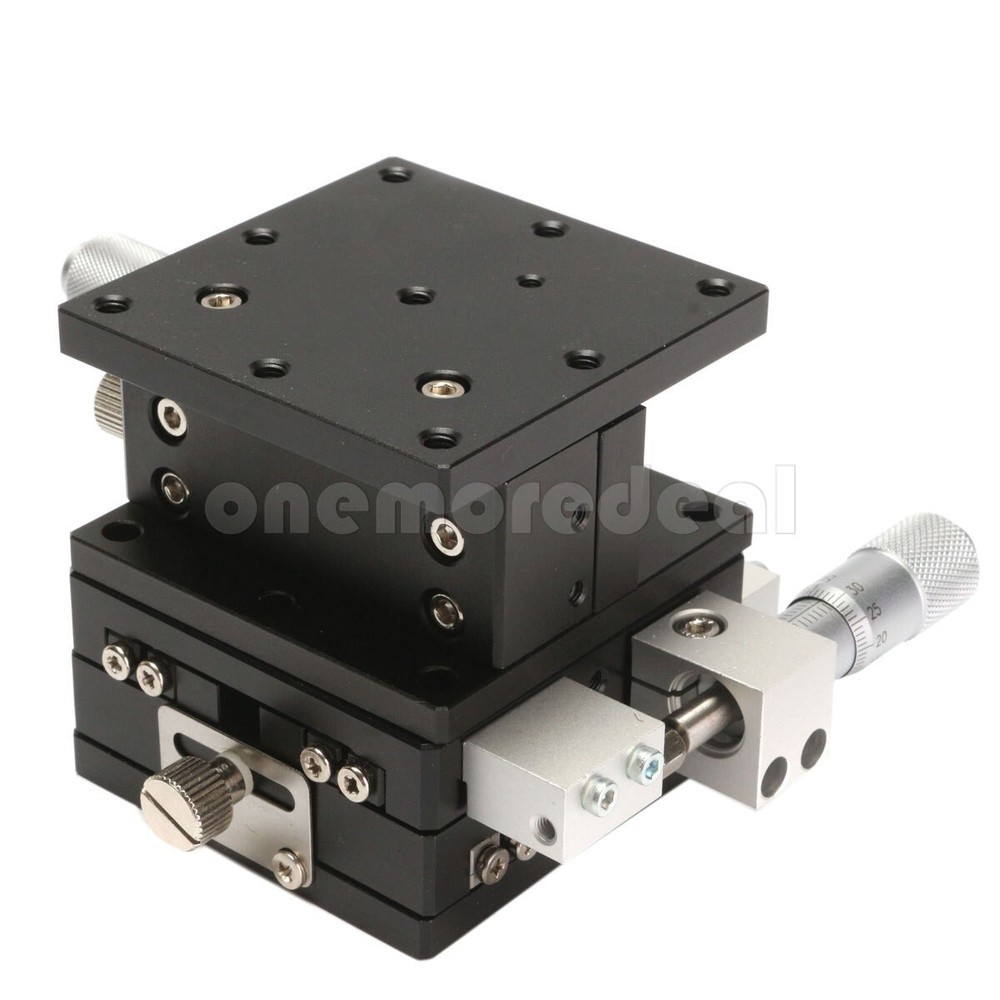 60x60mm 3Axis Linear Stage Trimming Platform Bearing Tuning Sliding Table