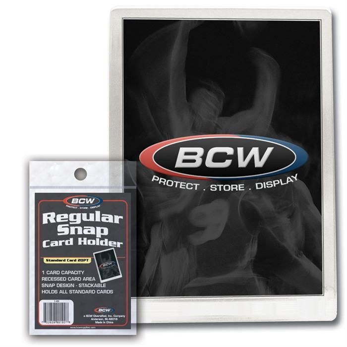 10 BCW Regular Snap Card Holder