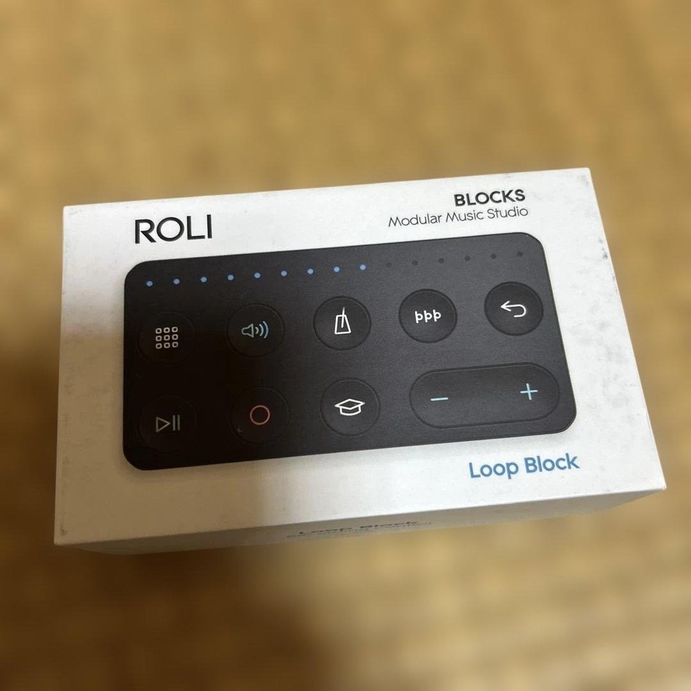 ROLI Loop Block Modular Music Studio Controller Bluetooth MIDI Black w/ Box