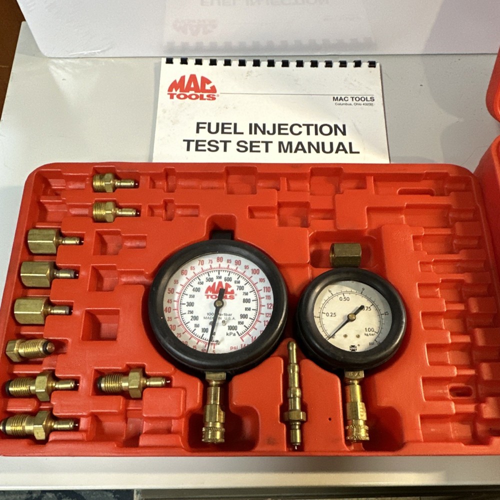 Mac Tools Fuel Injection Tester Kit, Not Complete