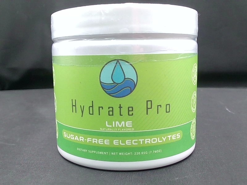 Hydrate Pro Sugar-Free Electrolytes Lime 8.8oz