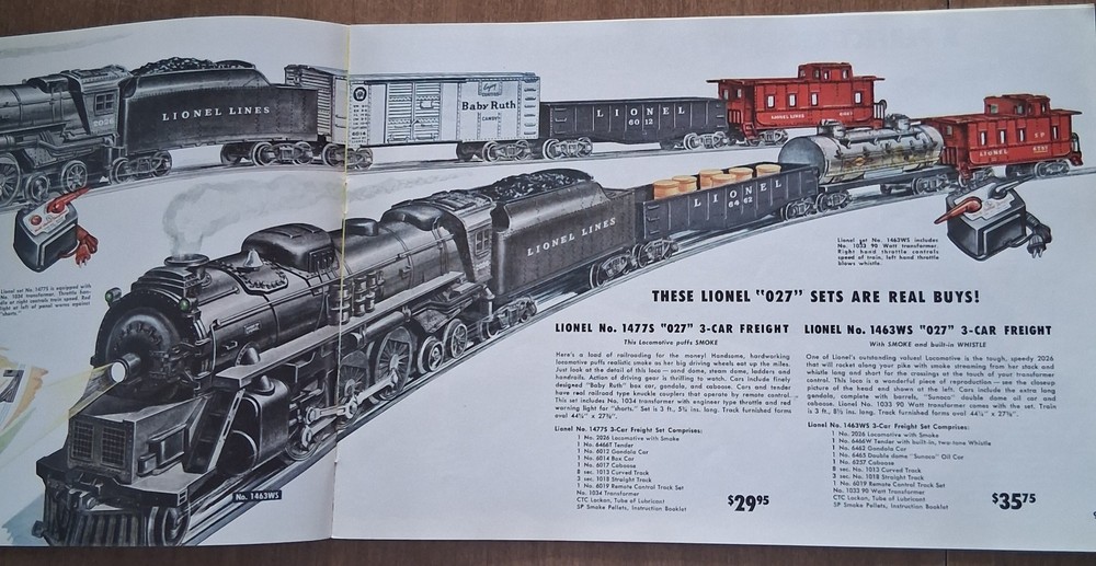 Lionel Set from 1951 #1463WS