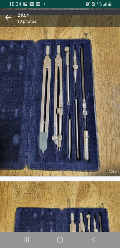 GERMAN COMPASSES DRAUGHTSMAN SET