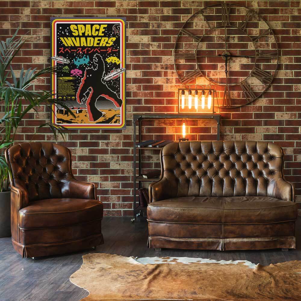 Space Invaders Video Game Poster - 24" x 36"