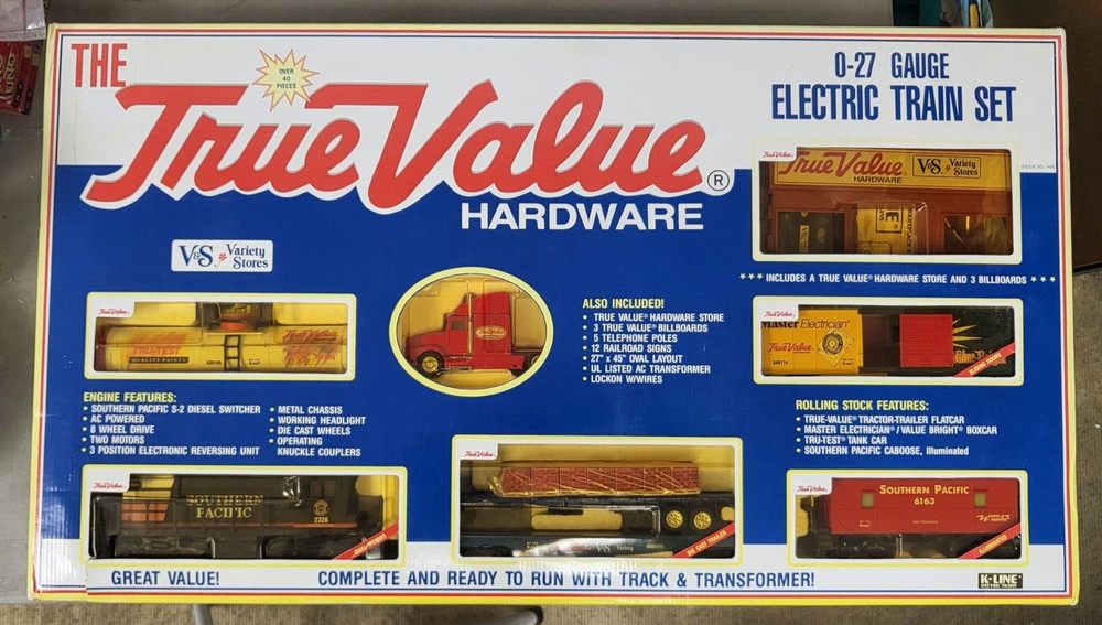 The True Value Hardwear Electric Train Set