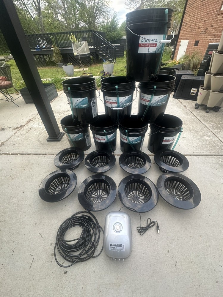 Active Aqua Root Spa 5 Gallon Hydroponic Bucket System Grow Kit (Open Box)