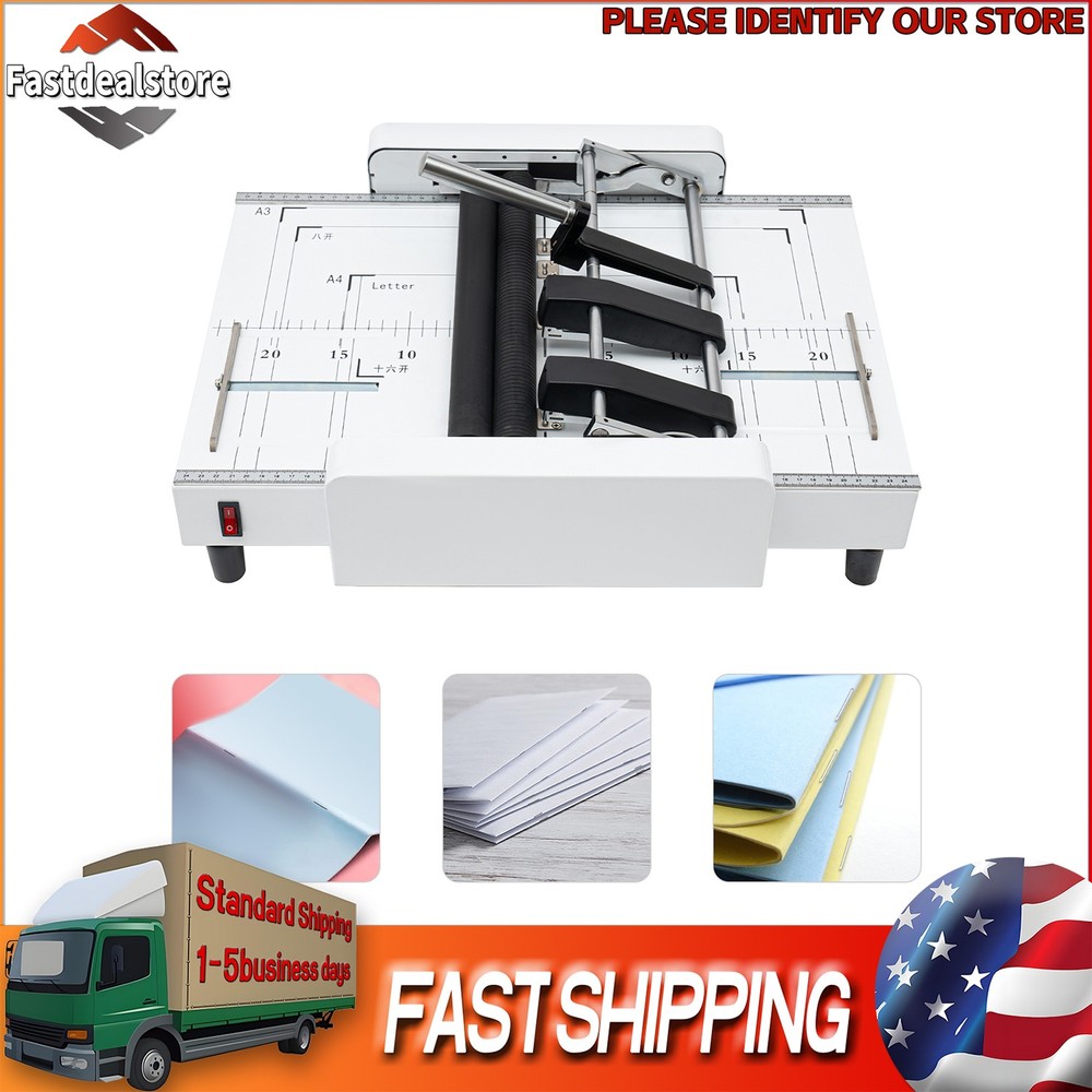 Booklet Making Machine Paper Bookbinding & Folding Printing Booklet Stapling A3