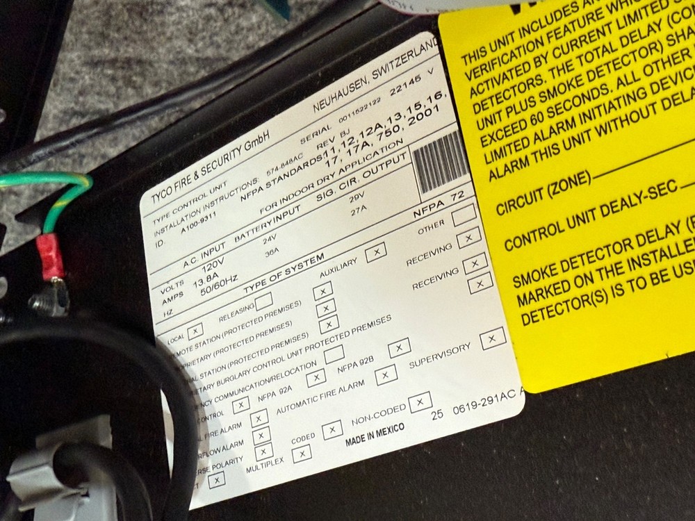 Autocall 4100ES A100-9311 2X40 Operator Interfeace + Master Controller + Power