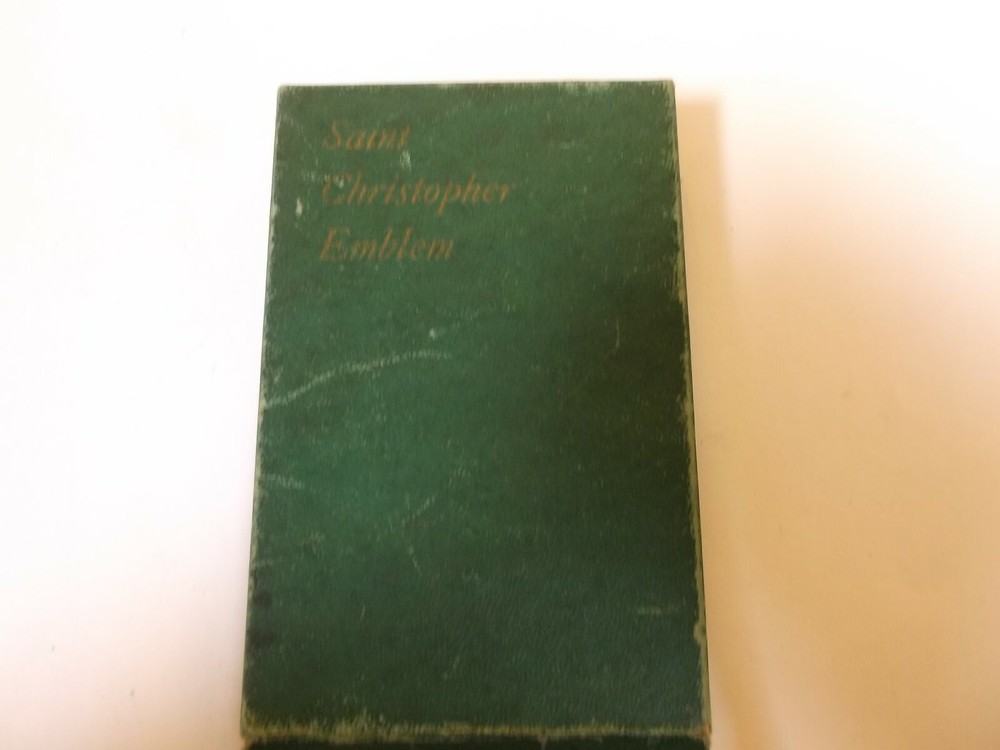 St. Christerfor Emblem Be are Guide & Protector /In Box