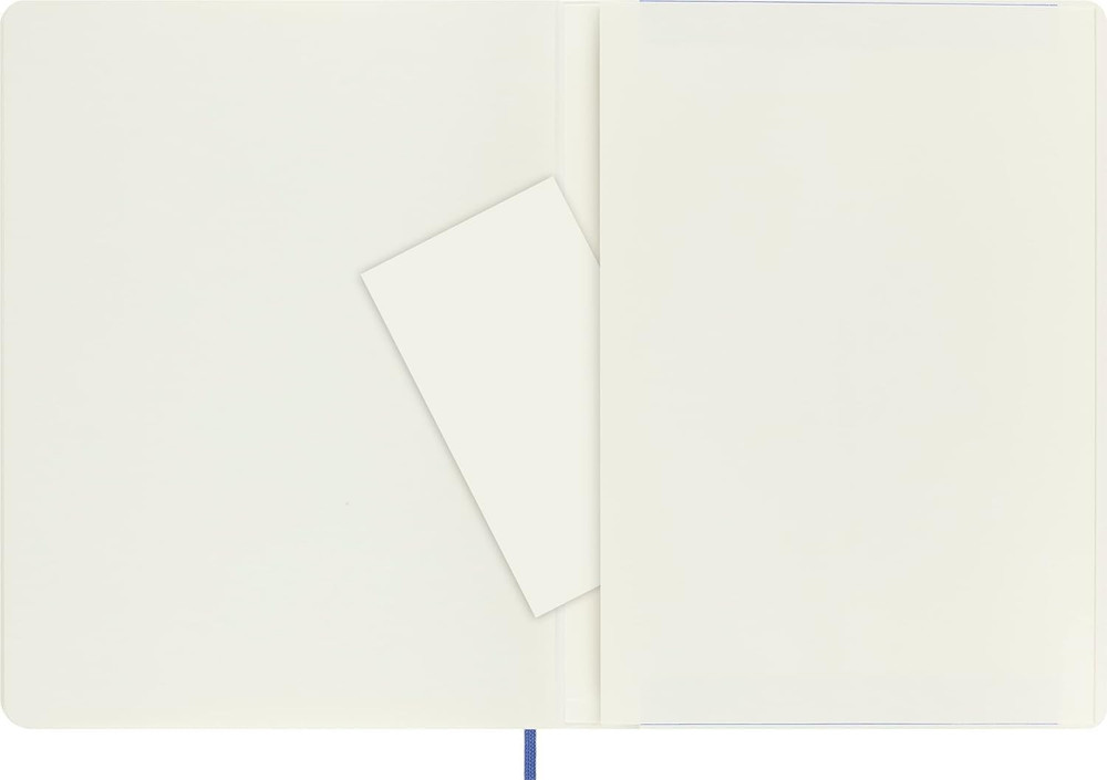 Classic Notebook, Soft Cover, XL (7.5" X 9.5") Plain/Blank, Hydrangea Blue, 192