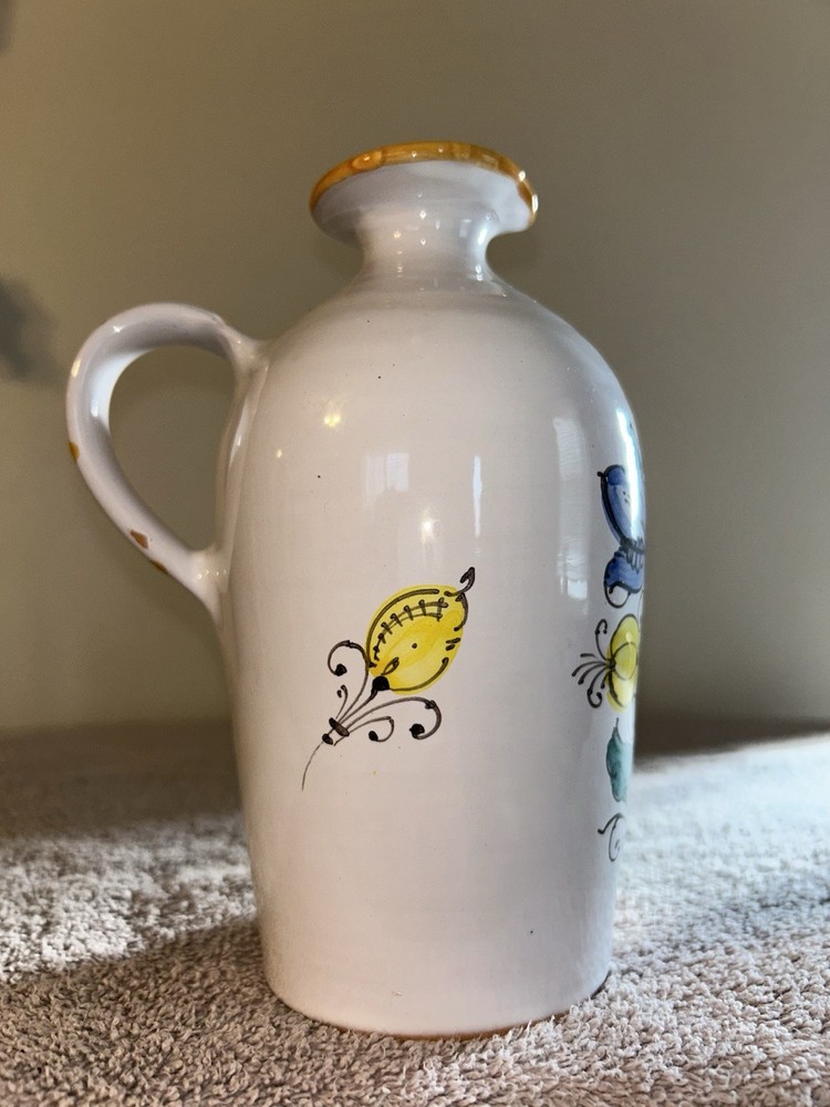 Modes Art Pottery Water Jug with Handle