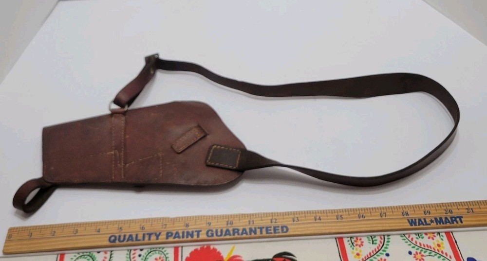 Vintage Leather Shoulder Holster Unmarked