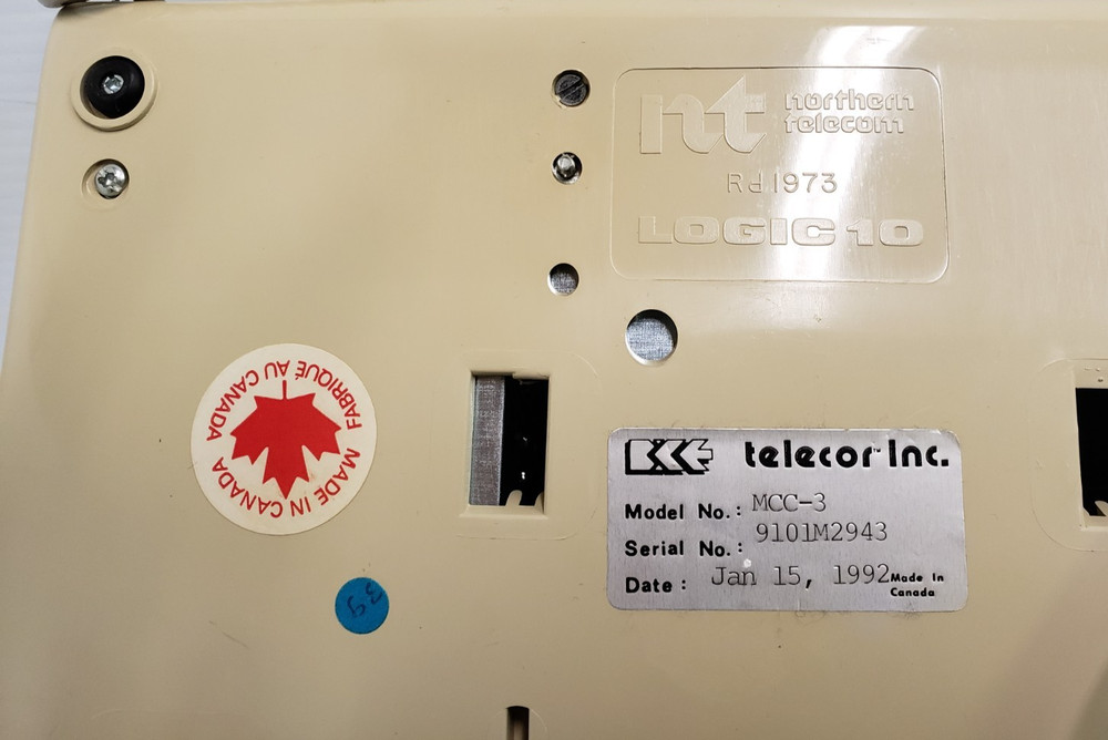 Telecor MCC-3 Vintage Administrators Console PA System Intercom Phone