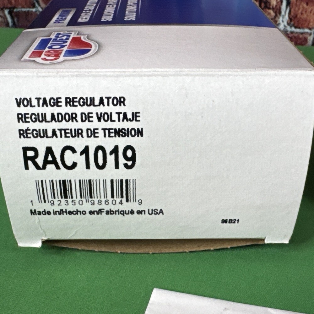 Voltage Regulator CARQUEST RAC1019