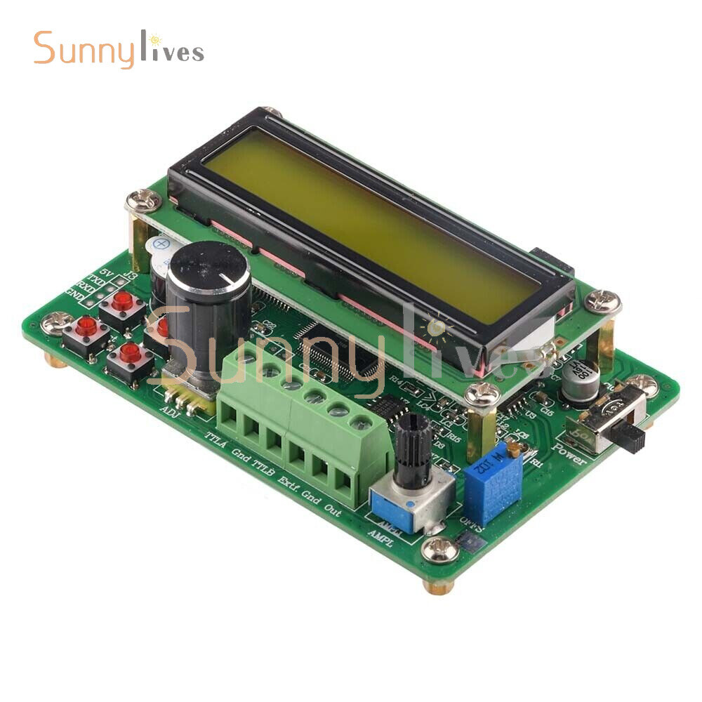 DDS Function 5MHz Signal Generator Module Sine/Triangle/Square Wave TTL Output.