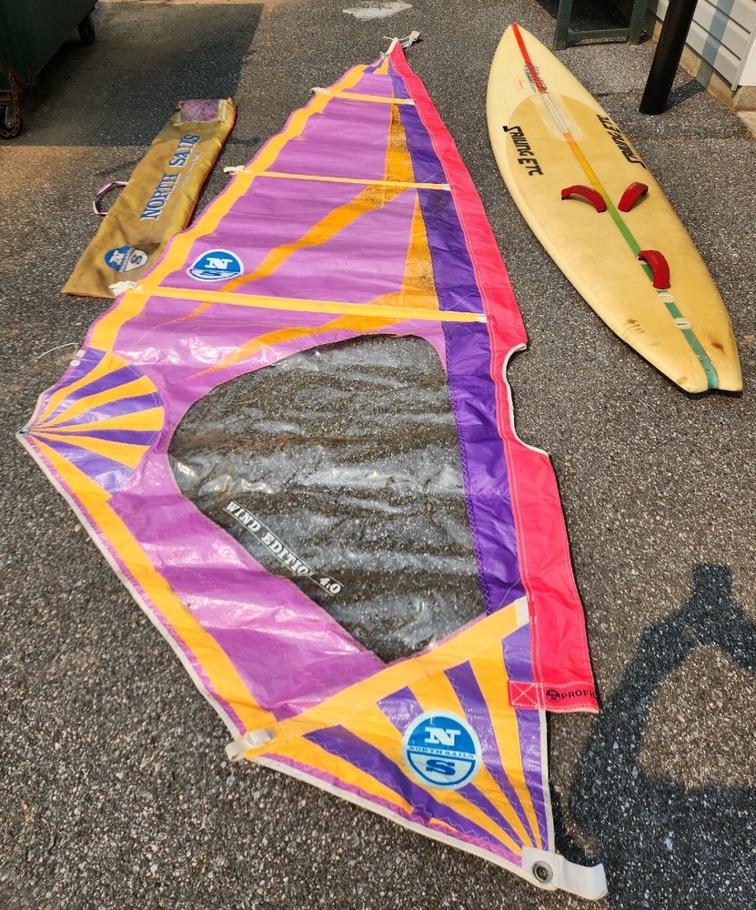 9 ft  Ashton Paddle Board + 13 ft North Sails Ezzy Wave Sail Awesome Board