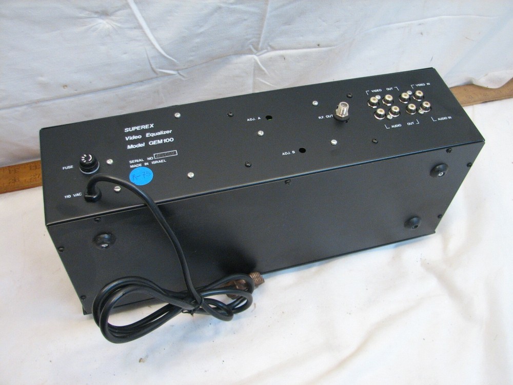 Vintage Superex Video Equalizer Gem-100 AV GEM100
