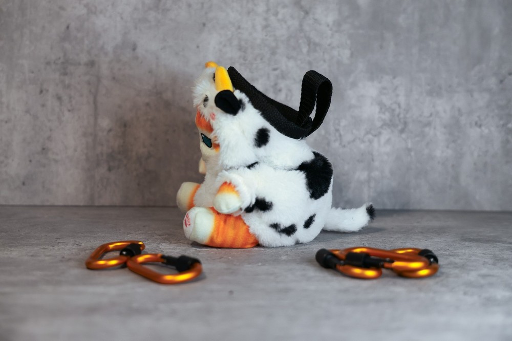 Plush chalk bag "Cow Cat"