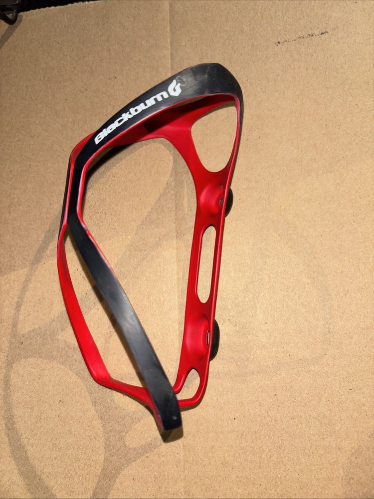 Blackburn Carbon Water Bottle Cage Red