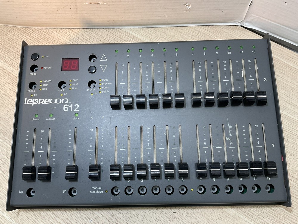 Leprecon 612 DMX Lighting Controller Console/ NO POWER CORD / MAR935