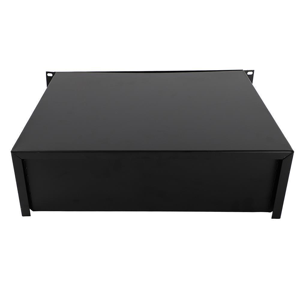 19 Inch Rack Mount DJ Locking Lockable Deep Drawer with Key 3U