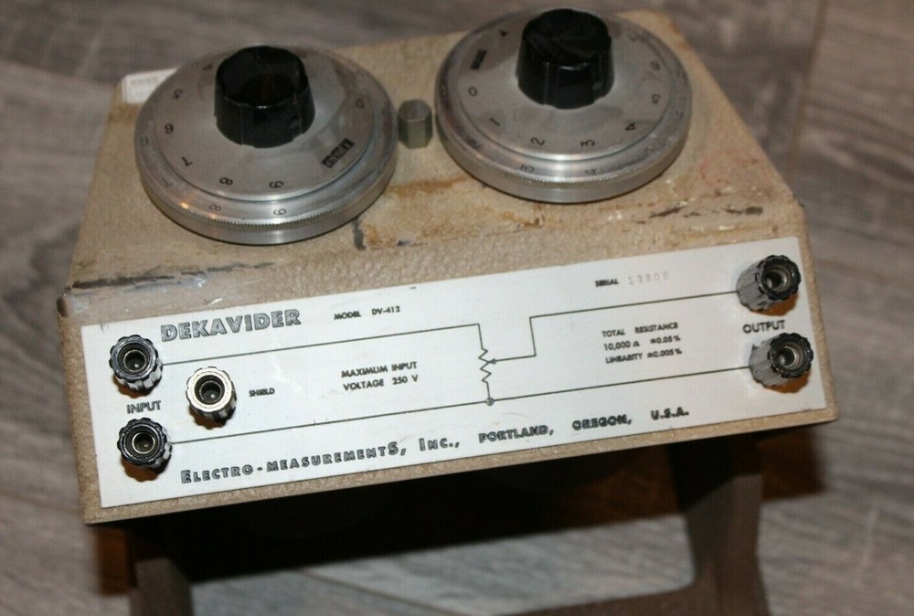 Dekavider DV-412 Voltage Divider..Used & Untested