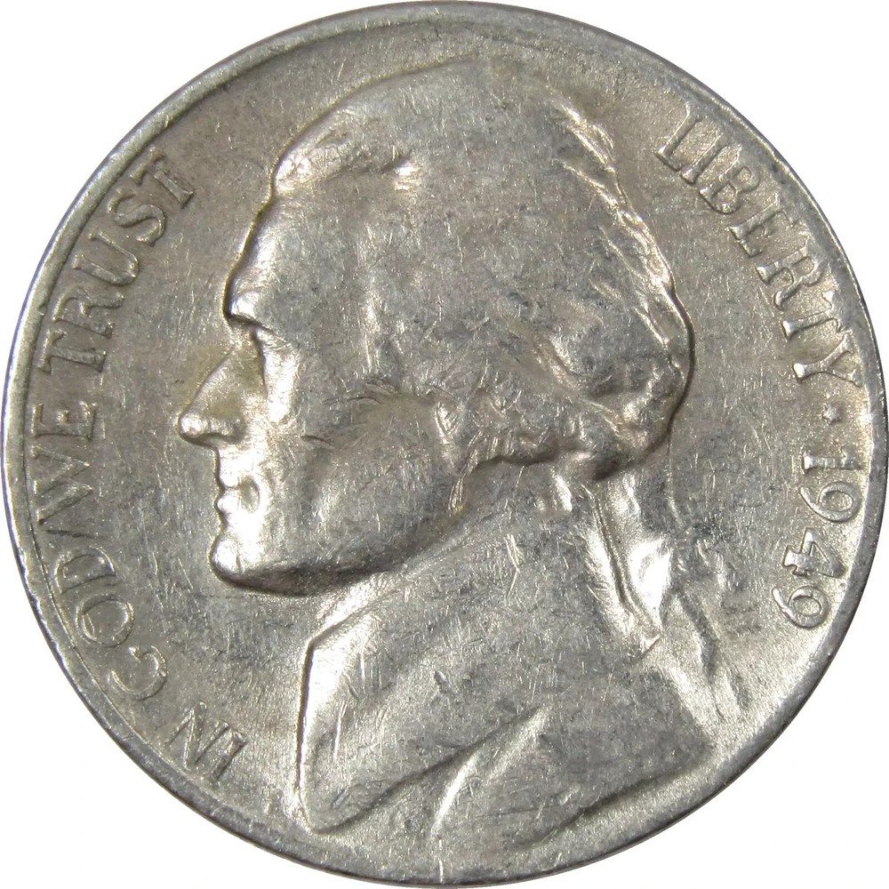 1949-D Jefferson Nickel AG/G