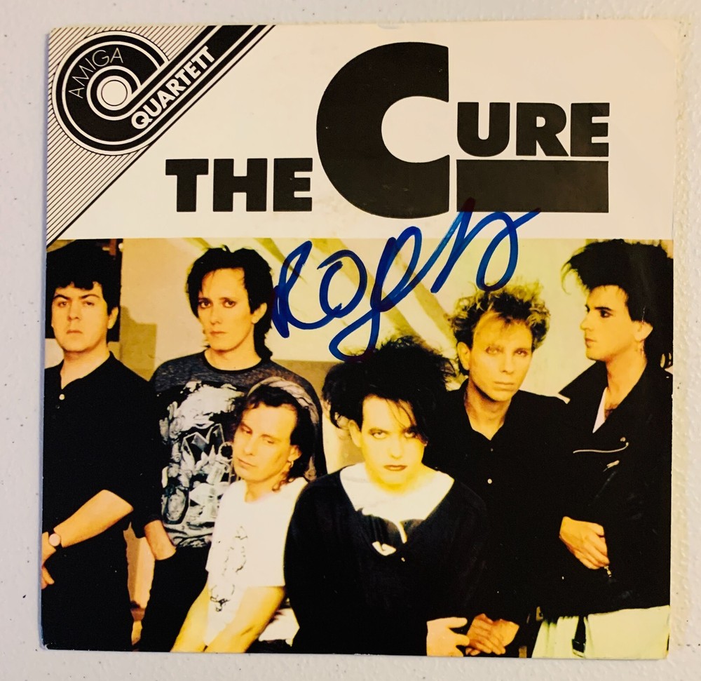 The CURE Signed "Close to Me" 45 record  Robert Smith Beckett Authentic