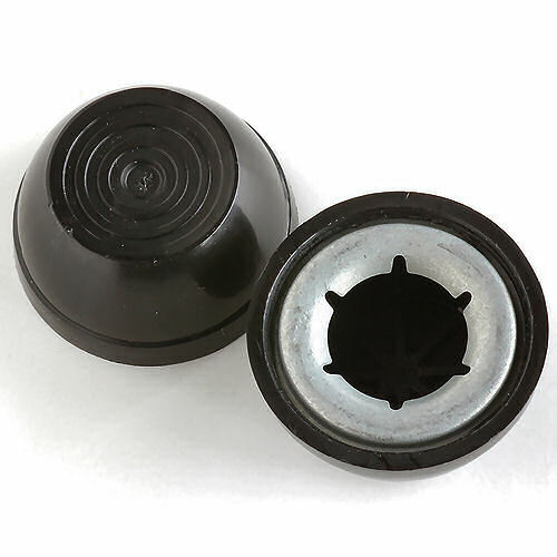 Push-on Cap Nuts 2x 1/8" Axle Caps Wheel Retainers