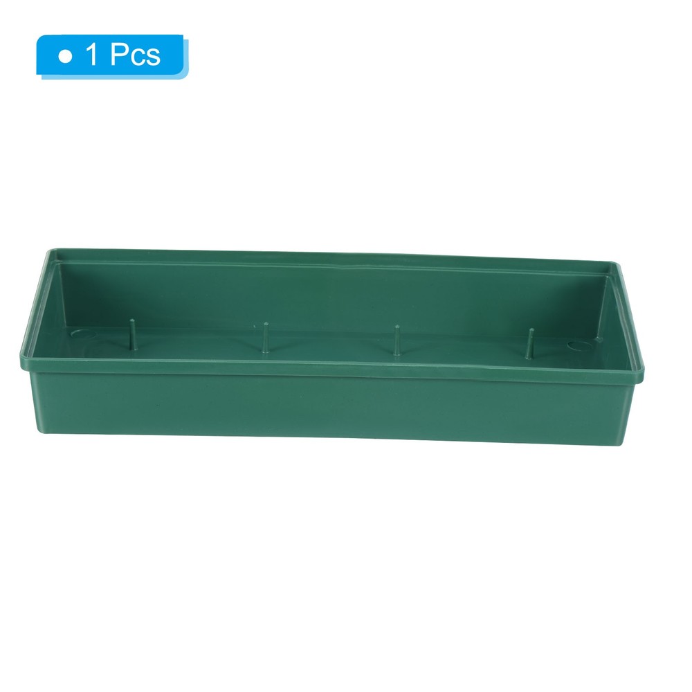 Plastic Design Bowl 11" Flower Composition Base Green