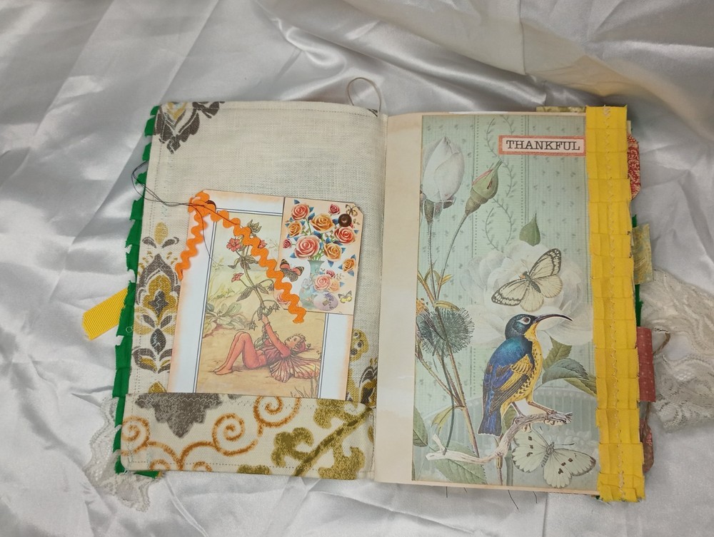 Junk Journal Eclectic With Lace Soft Cover