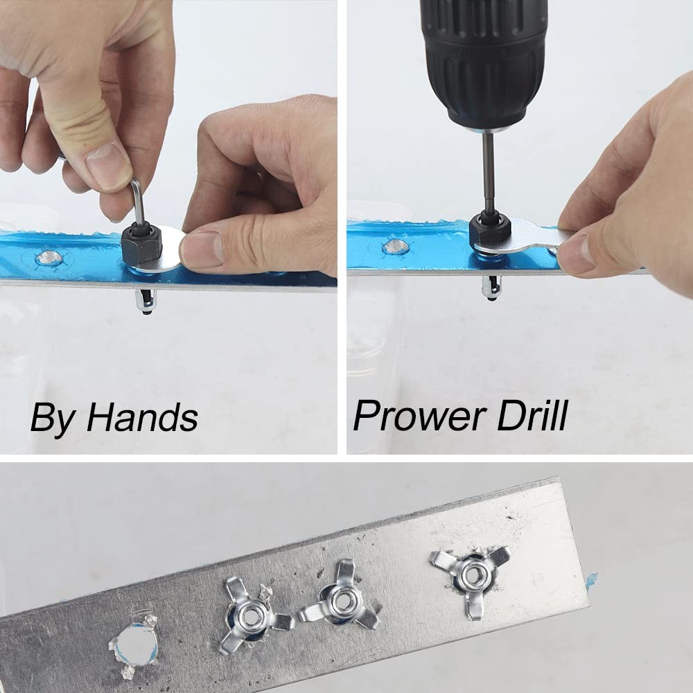1/4 Jack Nut with Installation Tool Threaded Insert Nuts Nutserts Jack Nut Screw