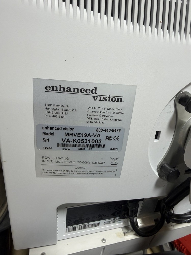 Enhanced Vision MRVE19A-VA Video Magnifier Auto Focus Brightness Control