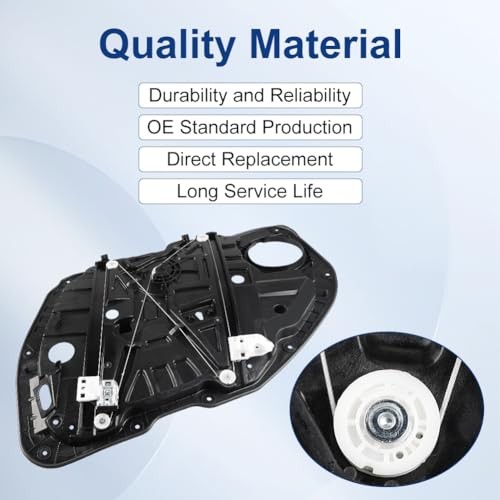 Front Left Driver Door Power Window Regulator Compatible with Kia Optima 2016