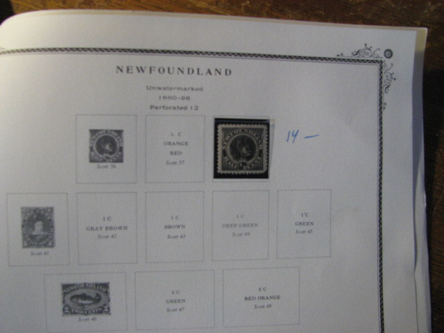 Classic Canadian Stamp Collection on Scott Pages.