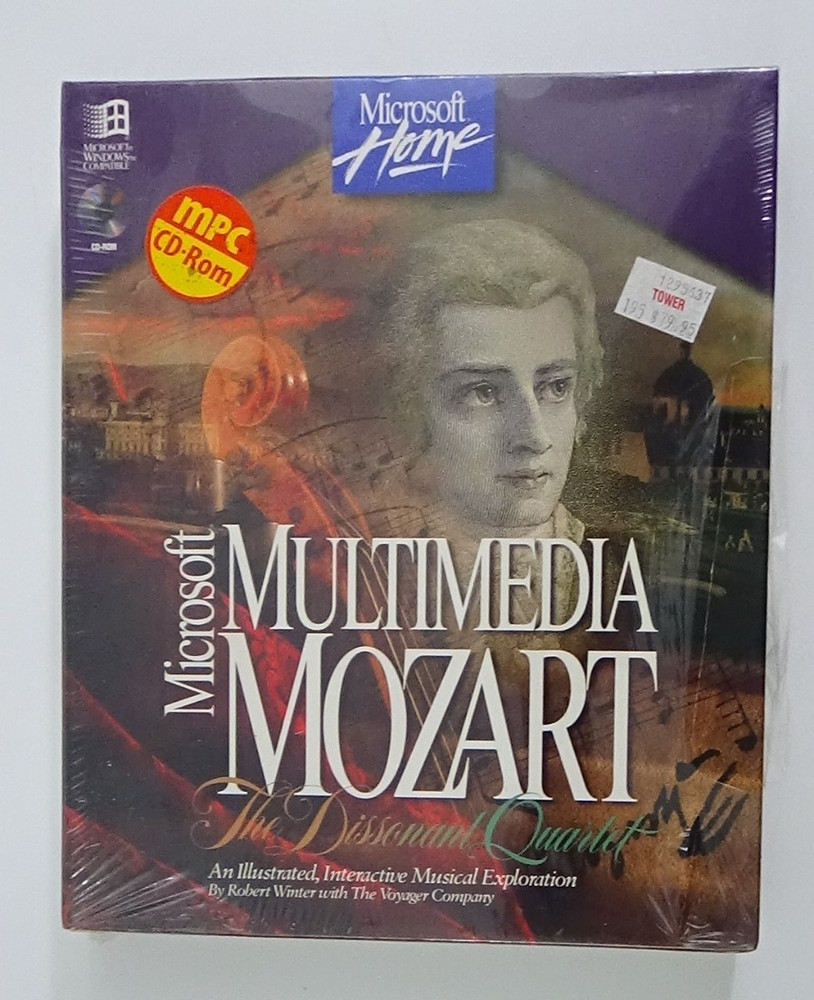 Microsoft Multimedia Mazart Interactive Musical Exploration #849
