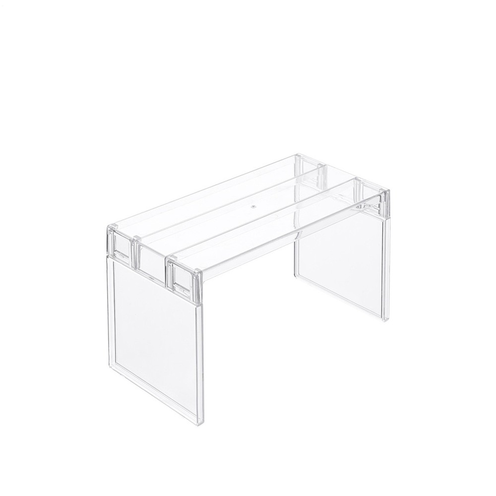 Refrigerator Organizer Shelf Rack Stackable Clear Storage Rack for Cabinet