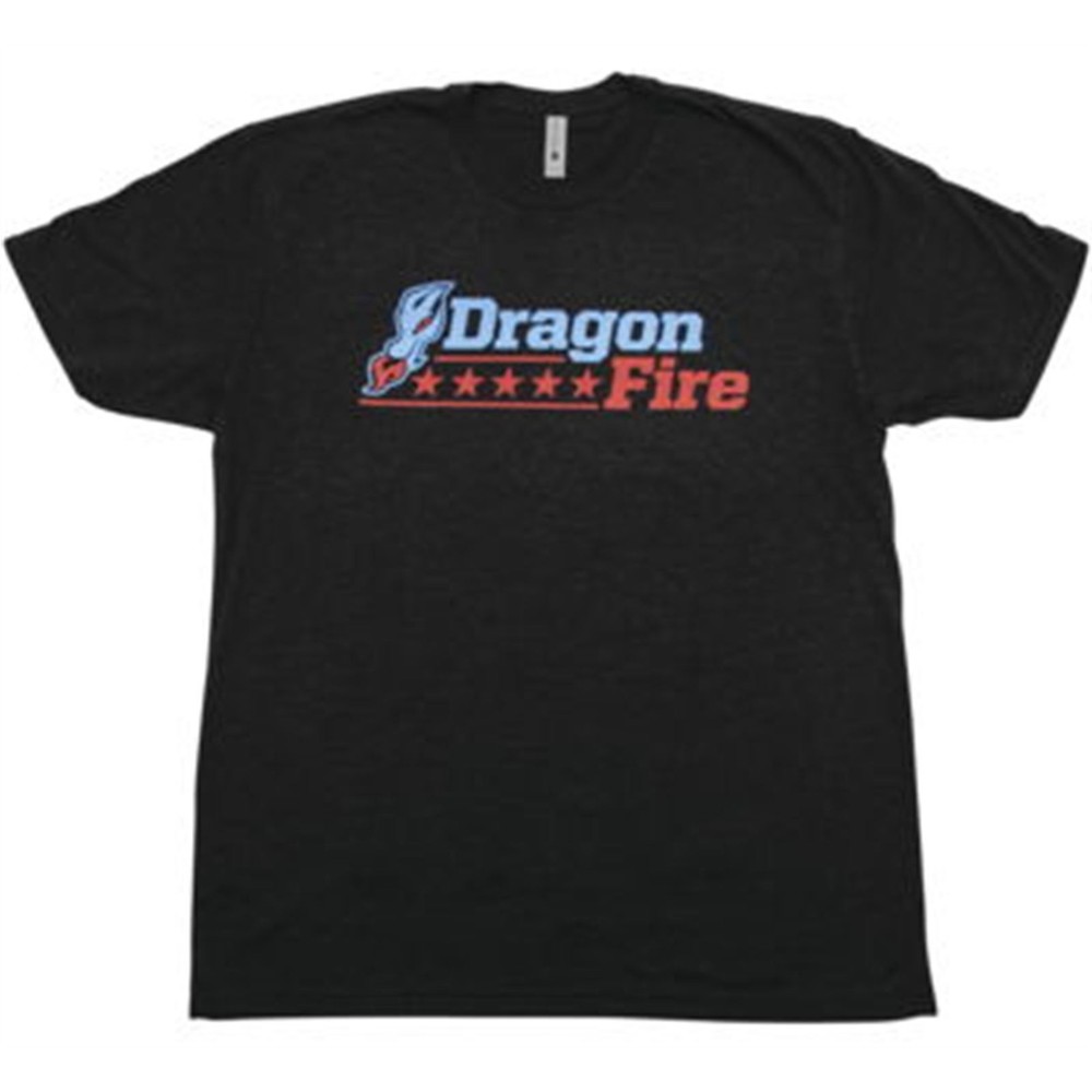 DragonFire Racing DFR Logo Tee Blue/Red Small 523105