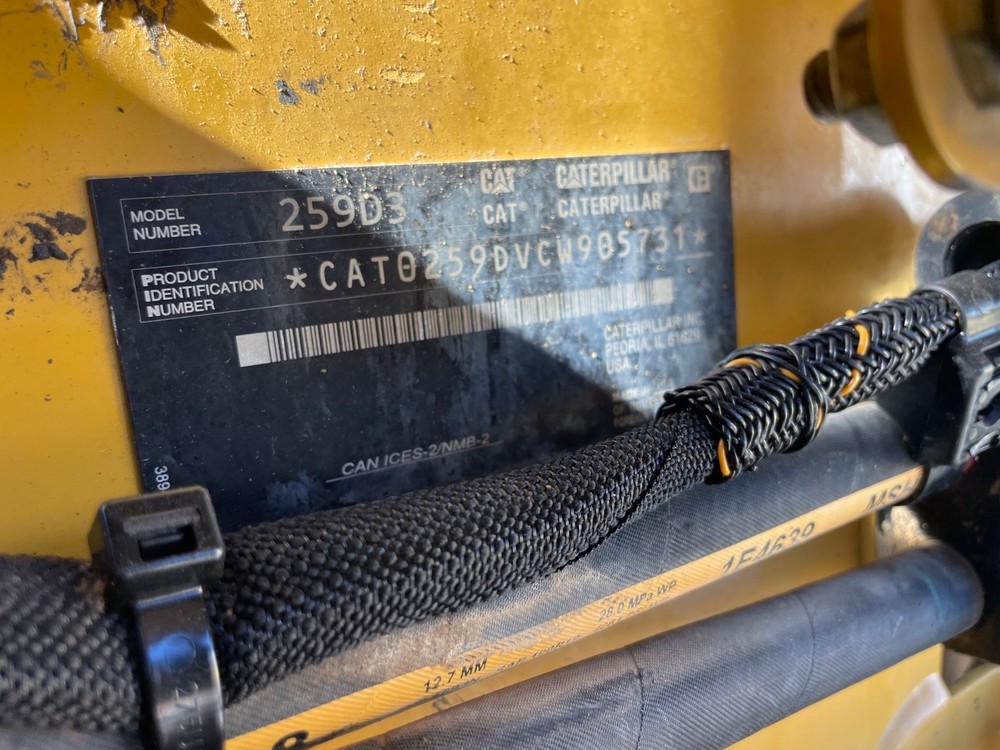 2021 CAT 259D3 Track Loader High Flow