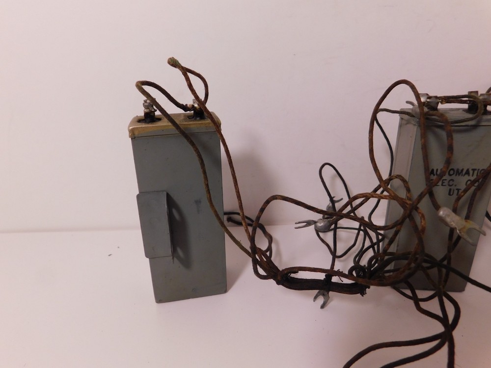 3 Original Automatic Electric A/E 40 CONDENSORS Complete w/Wire & Clean & Tested