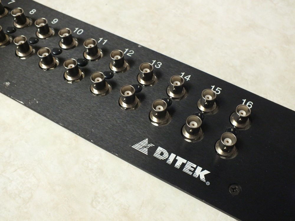 Ditek DTK-RM16 Composite Video Protector 16 Channel Surge Supressor Rack Mount