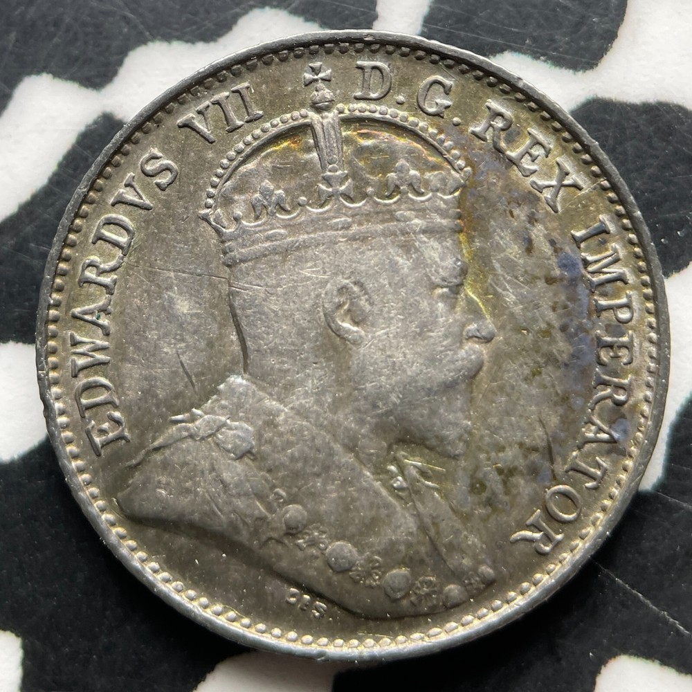1906 Canada 5 Cents Lot#JM9038 Silver! Nice!