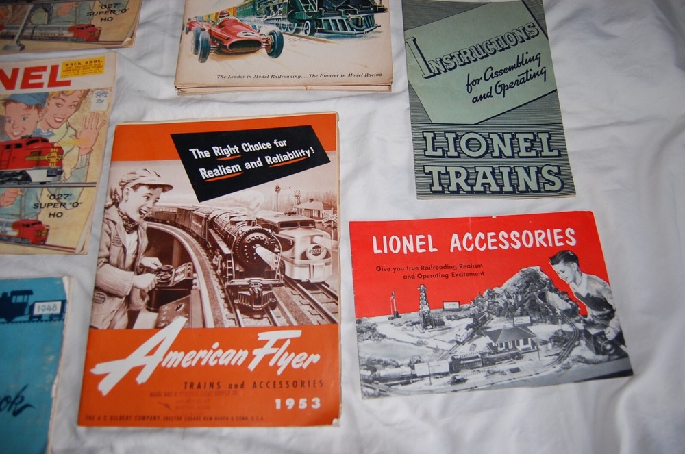 7 Vintage 1950 s 60 s Train Catalogs