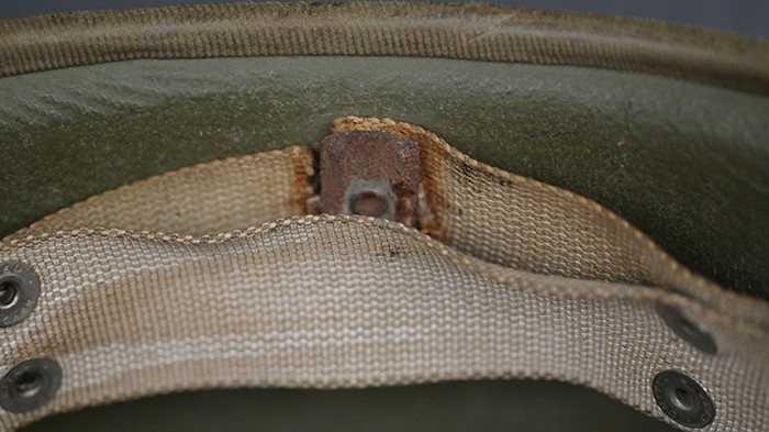 WWII US HAWLEY M1 HELMET LINER, 1st PATTERN