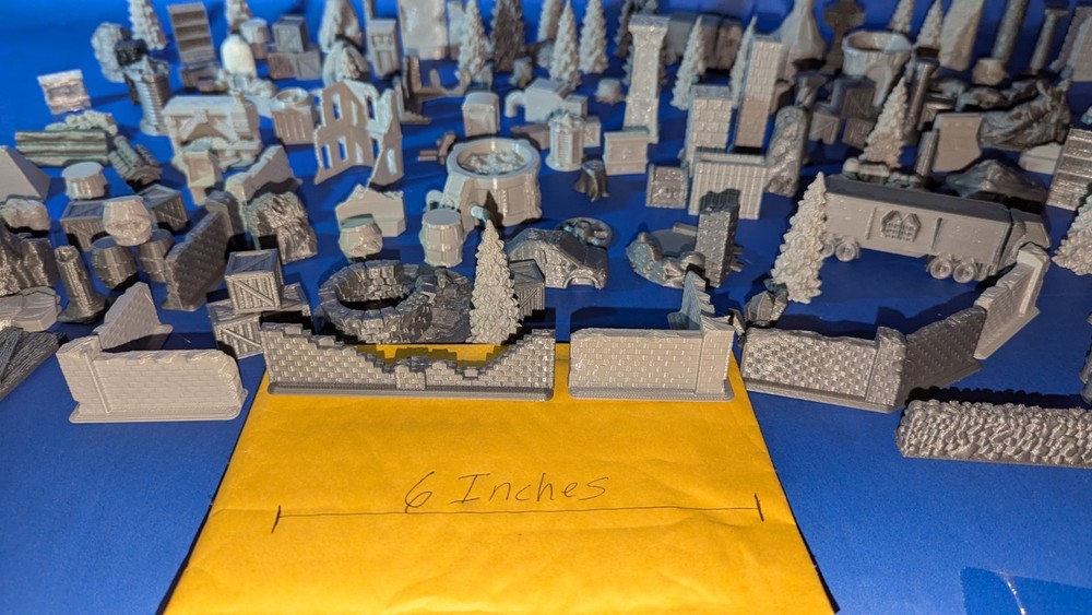 203 Pieces of scatter terrain bundle
