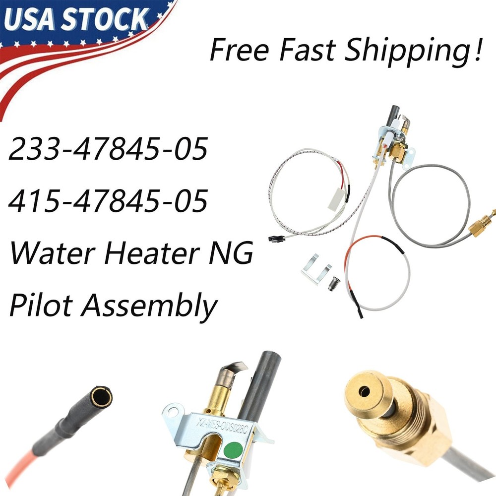 233-47845-05 Water Heater Pilot Assembly with LP Orifice Kit for Bradford White